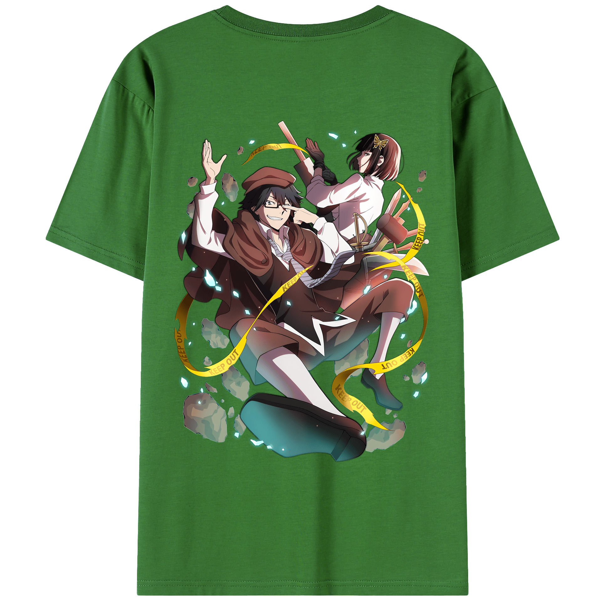 （画像用） 文豪ストレイドッグス Bungo Stray Dogs レディース半袖Tシャツ(バックプリント)